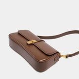 Sac crossbody compact à rabat et détail doré