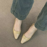 Escarpins Slingback à Bout Pointu Minimalistes