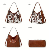 Sac En Cuir Marron Femme Signature