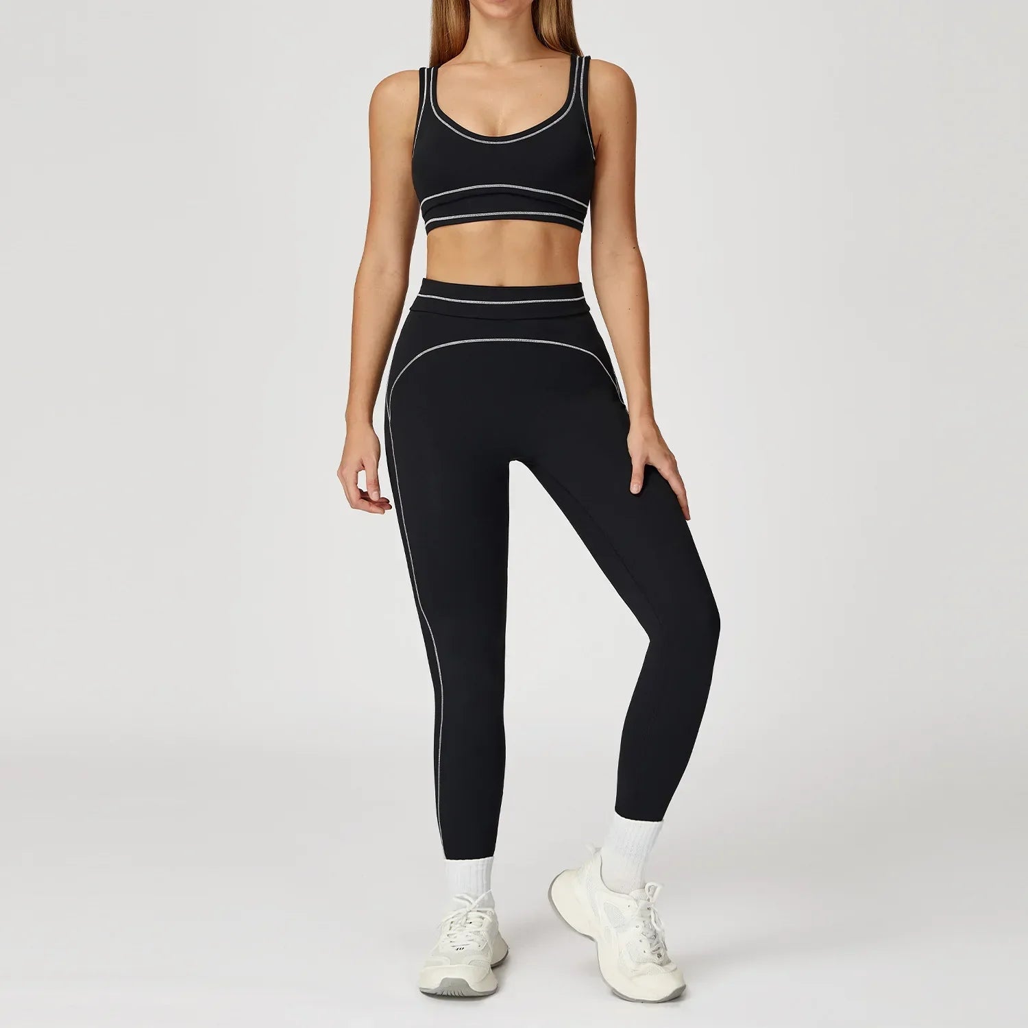 Ensemble Sport Sculptant Taille Haute Performance