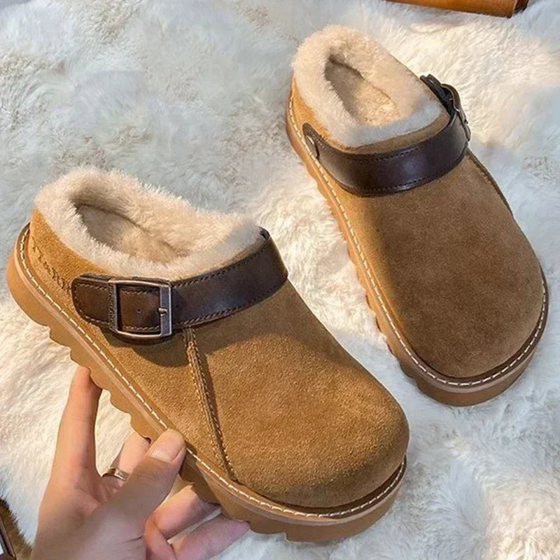 Sabots Femme Fourrés – Chaussures Hiver Confort