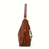 Sac En Cuir Marron Femme Signature