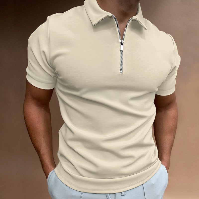Julien Polo – Polo élégant à couleur unie