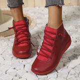 Bottines Femme Lacets Confort – Chaussures Hiver Casual