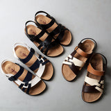 Sandales Multi Brides Confort Semelle Souple Style Estival