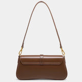 Sac crossbody compact à rabat et détail doré