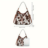 Sac En Cuir Marron Femme Signature