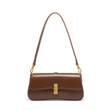 Sac crossbody compact à rabat et détail doré