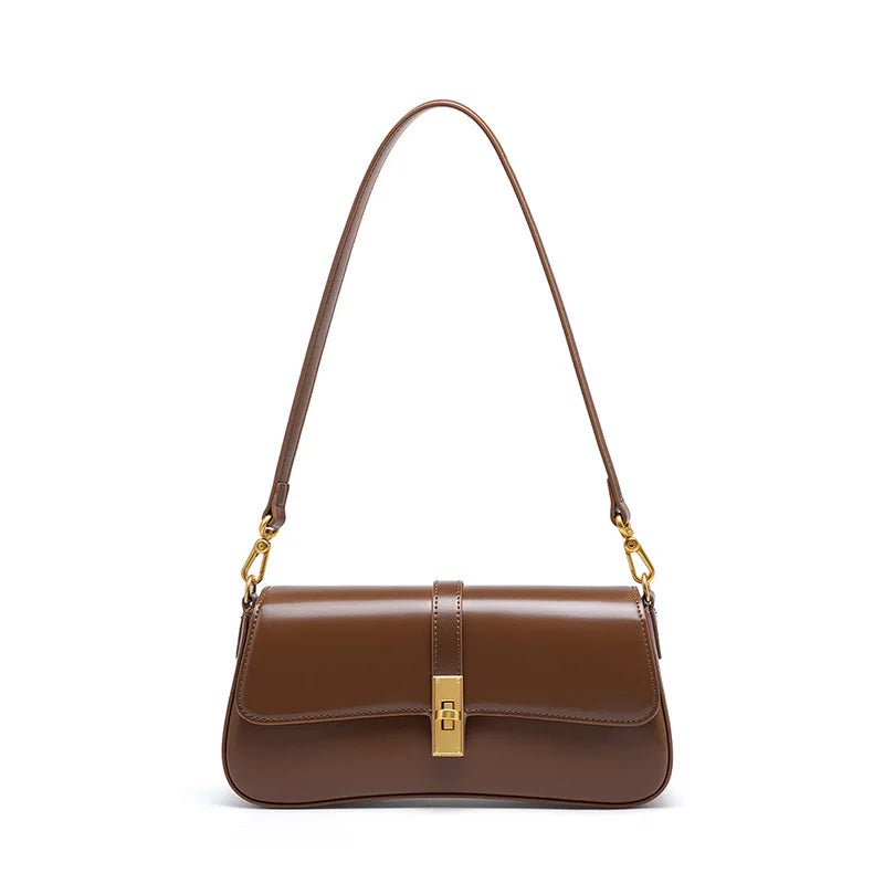 Sac crossbody compact à rabat et détail doré