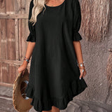 Robe Étée Marrone Femme