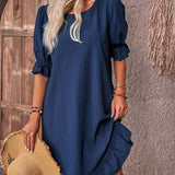 Robe Étée Marrone Femme
