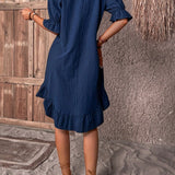 Robe Étée Marrone Femme