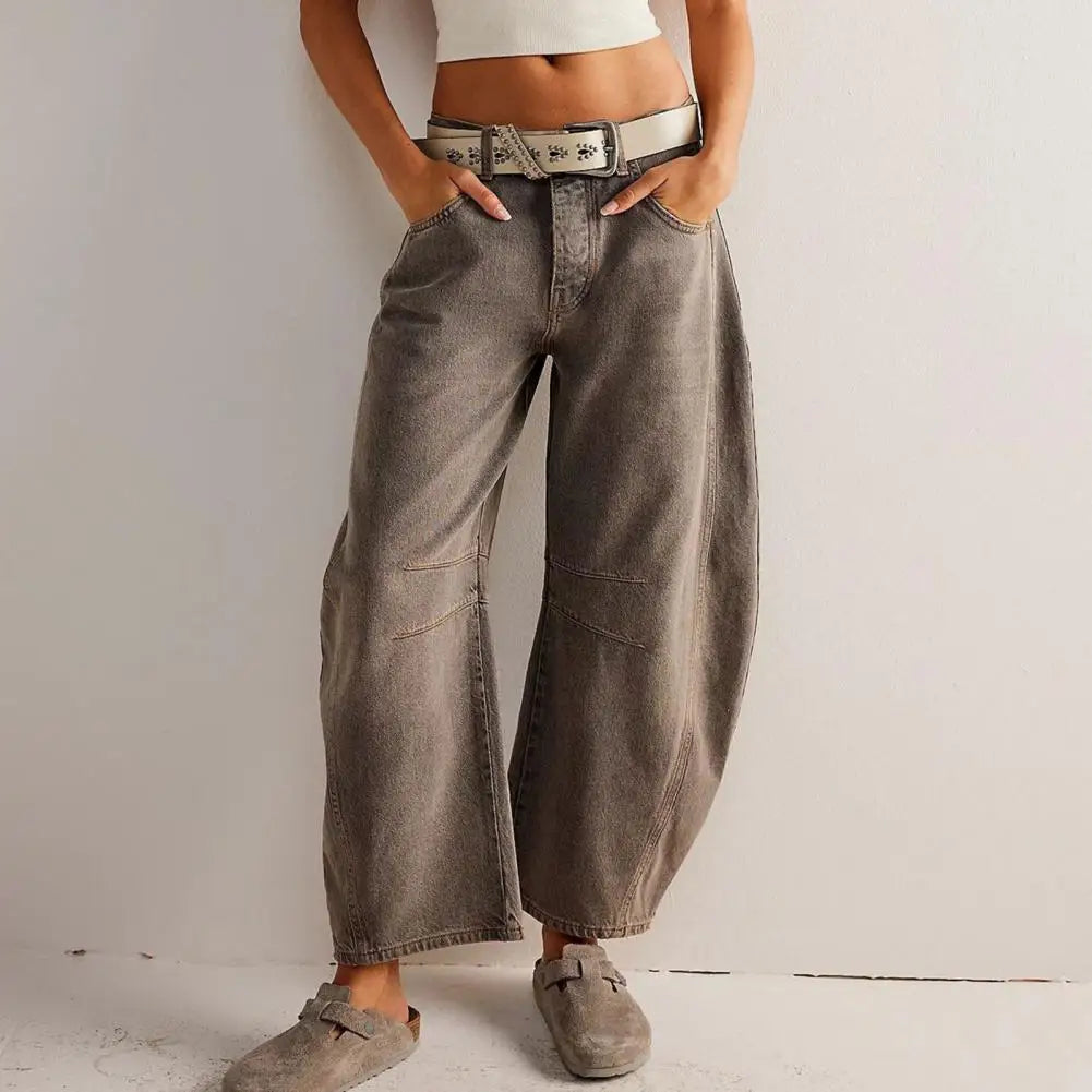 Pantalon Léopard Fluide Taille Élastique Confort Tendance