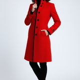 Manteau Cintré Femme Élégant – Manteau Long Chic et Structuré