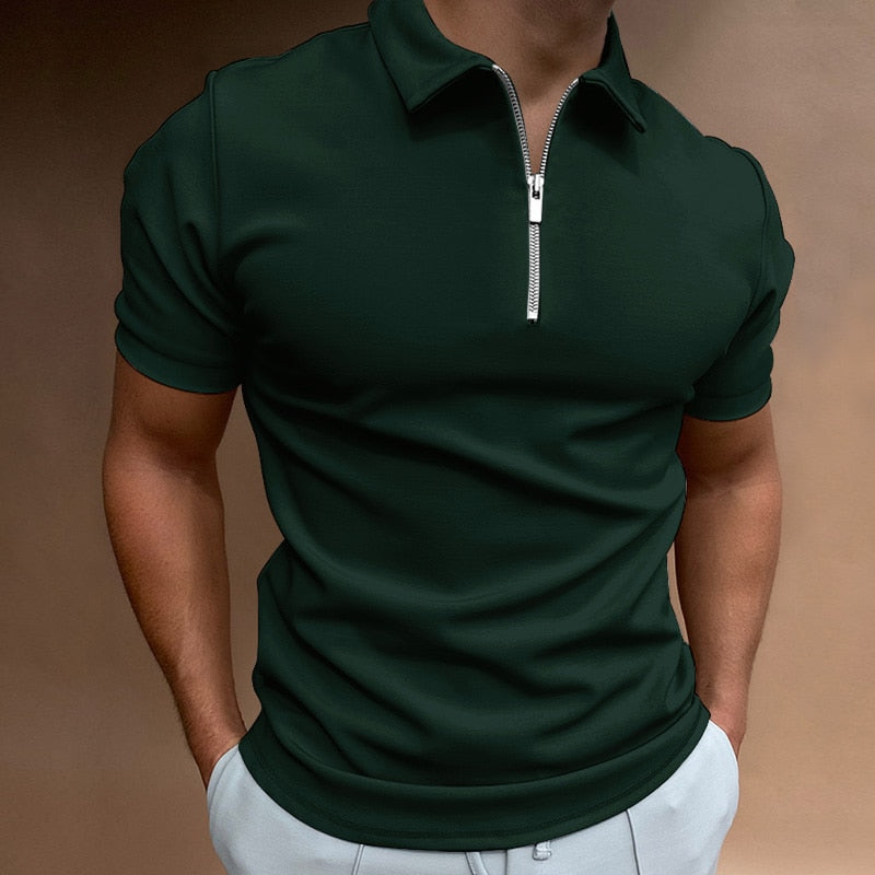 Julien Polo – Polo élégant à couleur unie