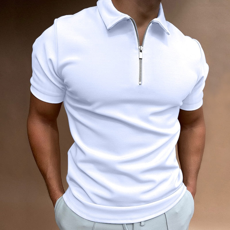 Julien Polo – Polo élégant à couleur unie