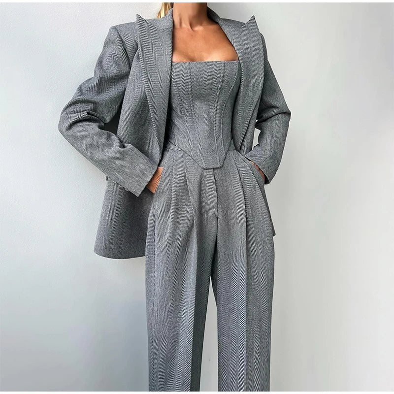 Elegant Jumpsuit Med Korset Pasform Moderne Stil