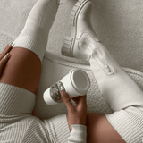 Bottes Chaussettes Semelle Épaisse Stretch Style Tendance