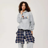 Sweat à Capuche Femme Imprimé Artistique – Hoodie Casual Tendance
