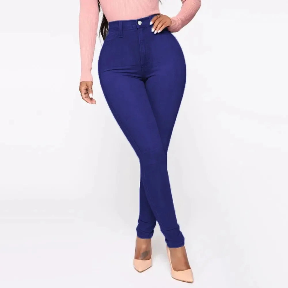 Jean Skinny Taille Haute Effet Sculptant