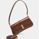 Sac crossbody compact à rabat et détail doré