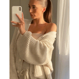 Ensemble Femme Tricot Pull et Pantalon Confort