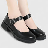 Chaussures orthopédiques femme noir et noir mat