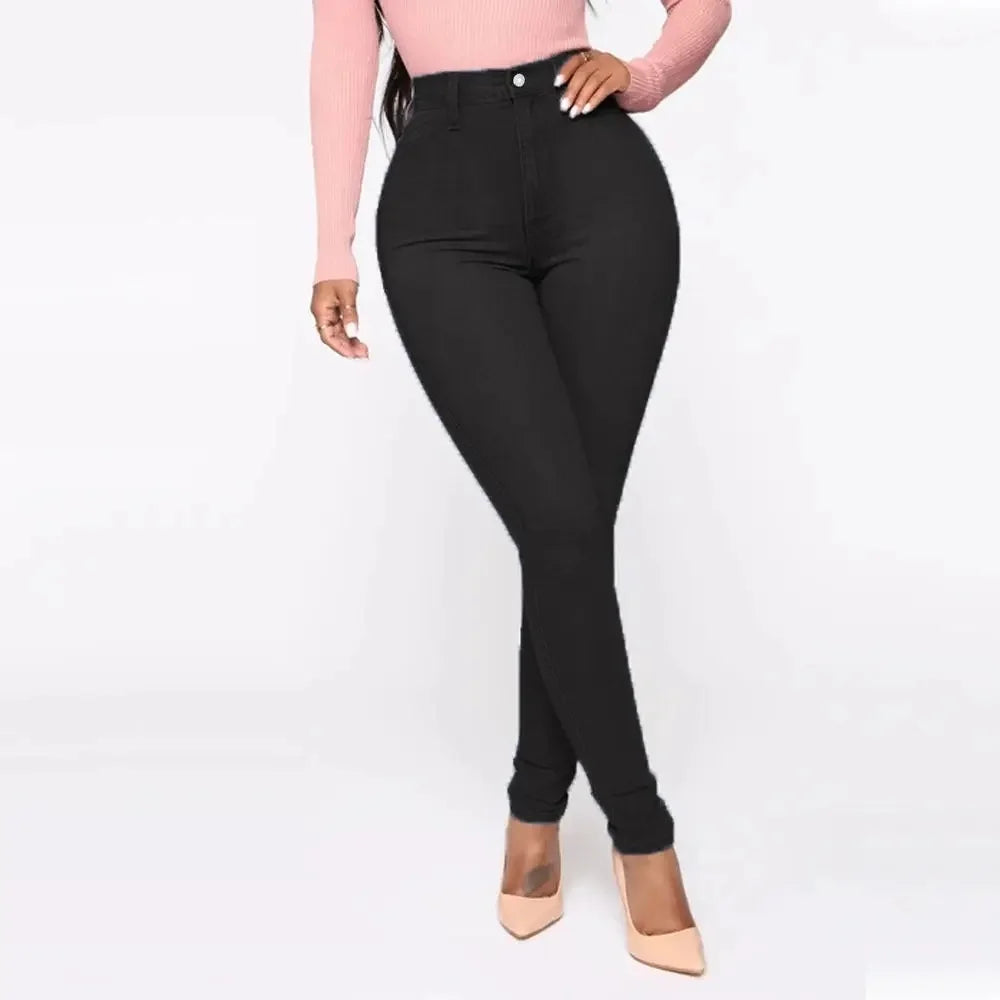 Jean Skinny Taille Haute Effet Sculptant