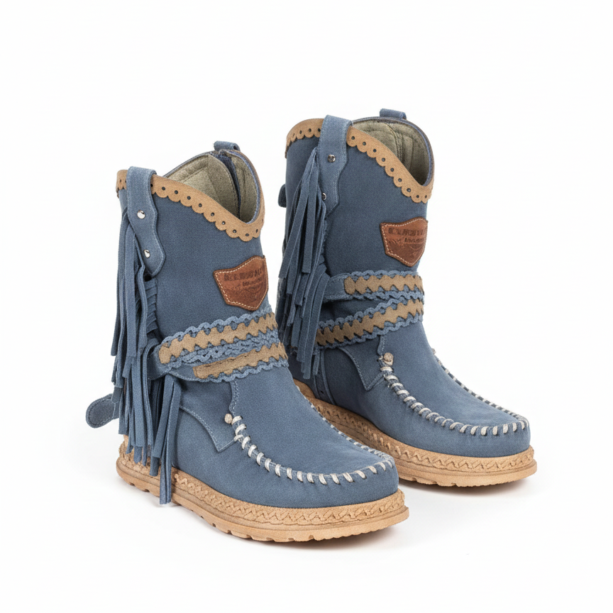 Bottes Western à Franges pour Look Bohème