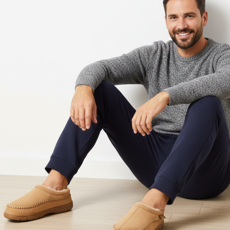 Chaussons Mocassins Fourrés pour Détente
