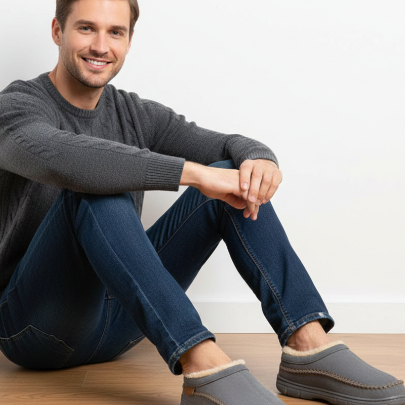 Chaussons Mocassins Fourrés pour Détente