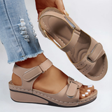 Sandales Femme Compensées à Brides Réglables