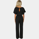 Ensemble Femme Élégant Haut Fluide et Pantalon Large Confort Chic