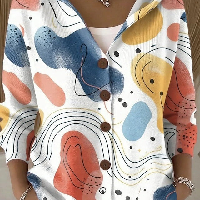 Cardigan Automne Léger Camel Femme