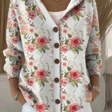 Cardigan Automne Léger Camel Femme
