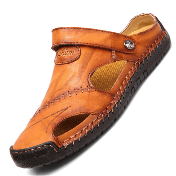 Sandales en Cuir à Bride Réglable