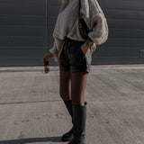 Bottes Hautes Élégantes Confortables Style Moderne