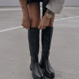 Bottes Hautes Élégantes Confortables Style Moderne