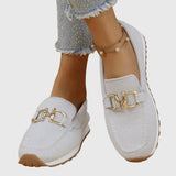 Mocassins femme à enfiler semelle rembourrée