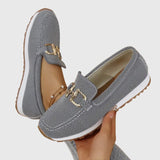 Mocassins femme à enfiler semelle rembourrée