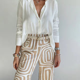 Ensemble Chemise et Pantalon Imprimé