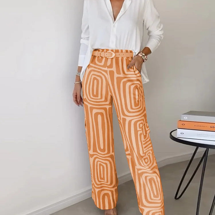 Ensemble Chemise et Pantalon Imprimé
