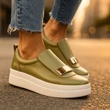 Baskets slip on plateforme élégantes confort quotidien