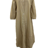 Robe Longue Lin Boutonnée Ample Confort Naturel
