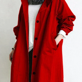 Imperméable Oversize Femme – Manteau Long Déperlant Moderne