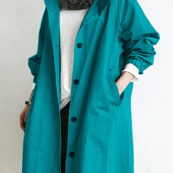 Imperméable Oversize Femme – Manteau Moderne Déperlant Élégant