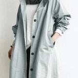 Imperméable Oversize Femme – Manteau Long Déperlant Moderne