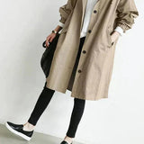 Imperméable Oversize Femme – Manteau Long Déperlant Moderne