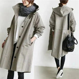 Imperméable Oversize Femme – Manteau Long Déperlant Moderne