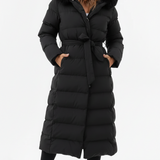 Doudoune Longue Femme à Capuche – Manteau Hiver Matelassé